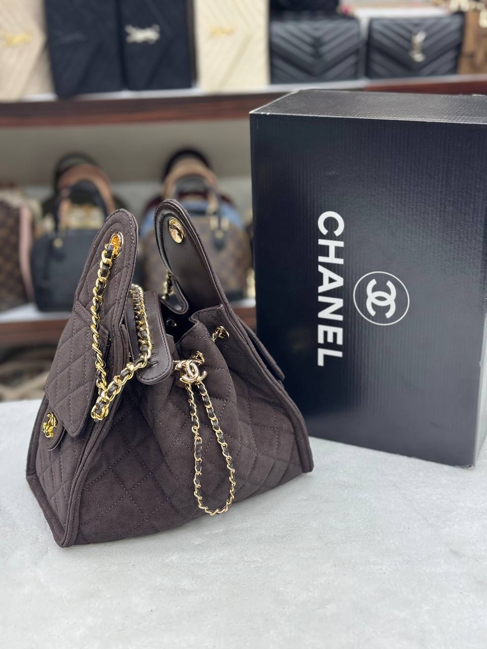 CH - 25 Small Handbag (Suede)