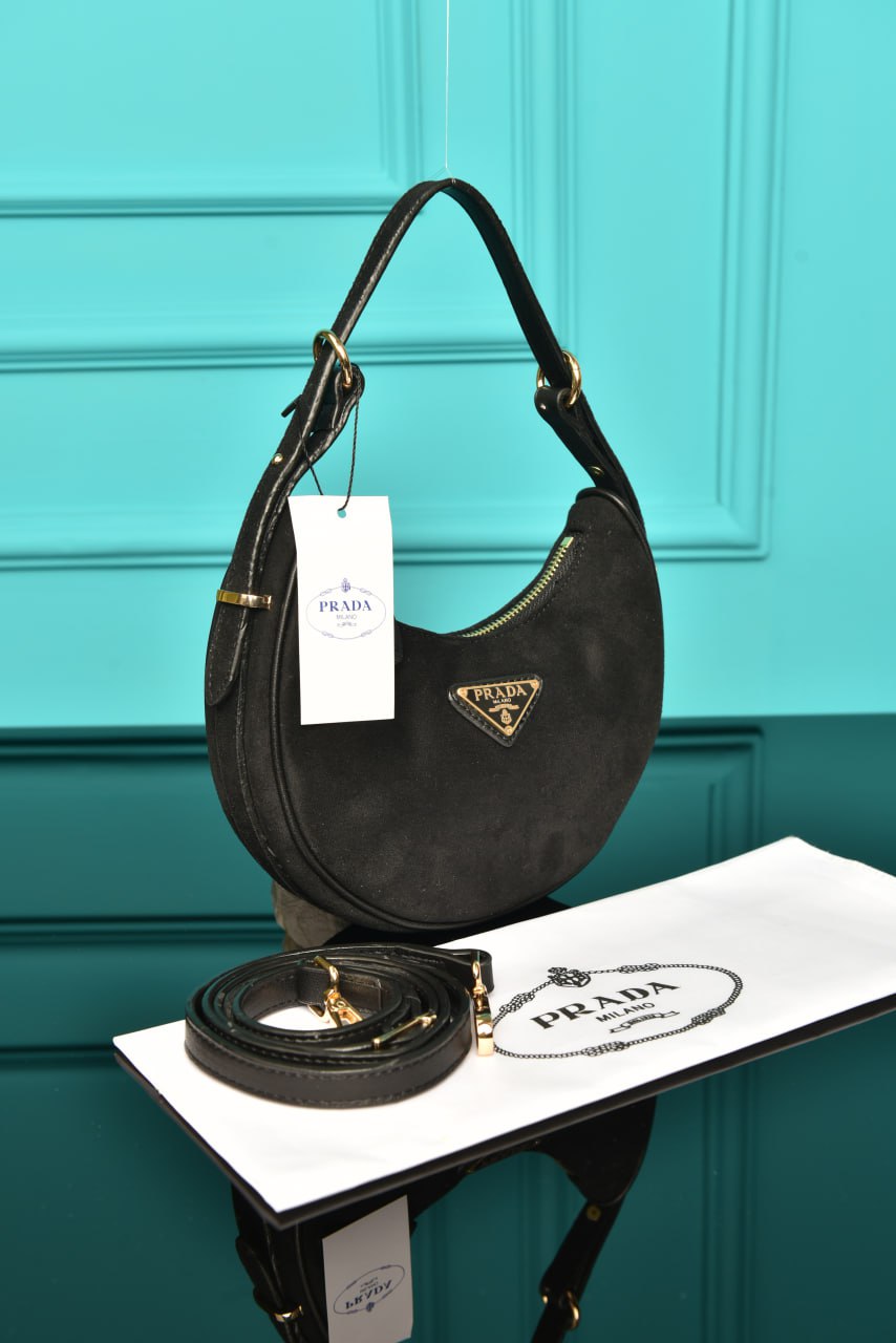 PRD - Arque Small Leather Shoulder Bag (Suede)