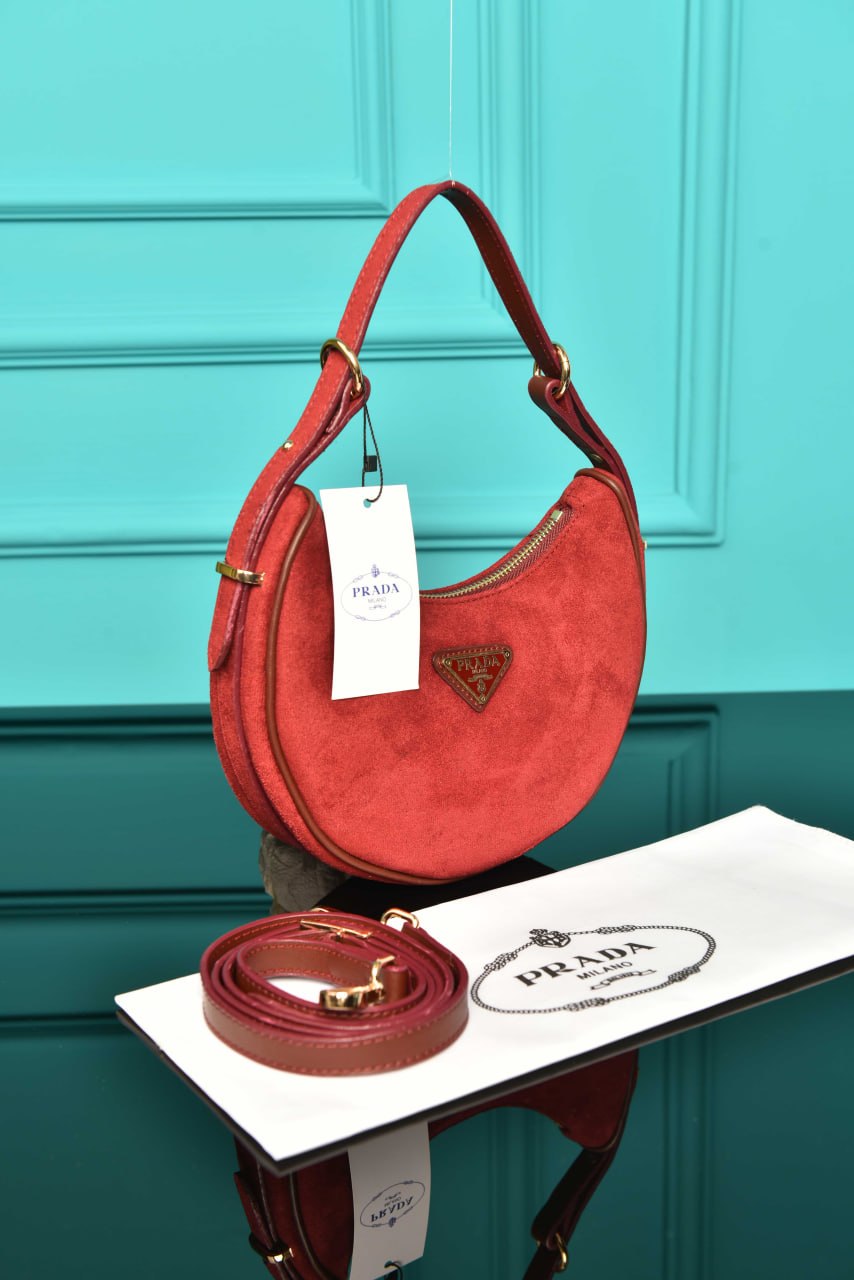 PRD - Arque Small Leather Shoulder Bag (Suede)