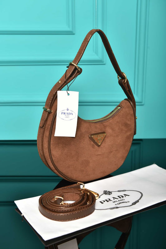 PRD - Arque Small Leather Shoulder Bag (Suede)