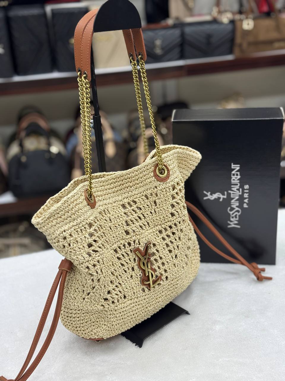 YSI - Jamie Rafia mini Bag
