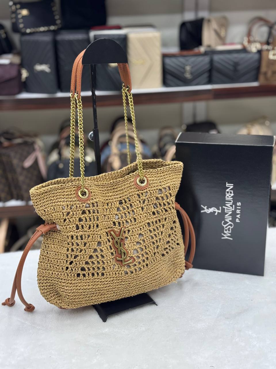 YSI - Jamie Rafia mini Bag