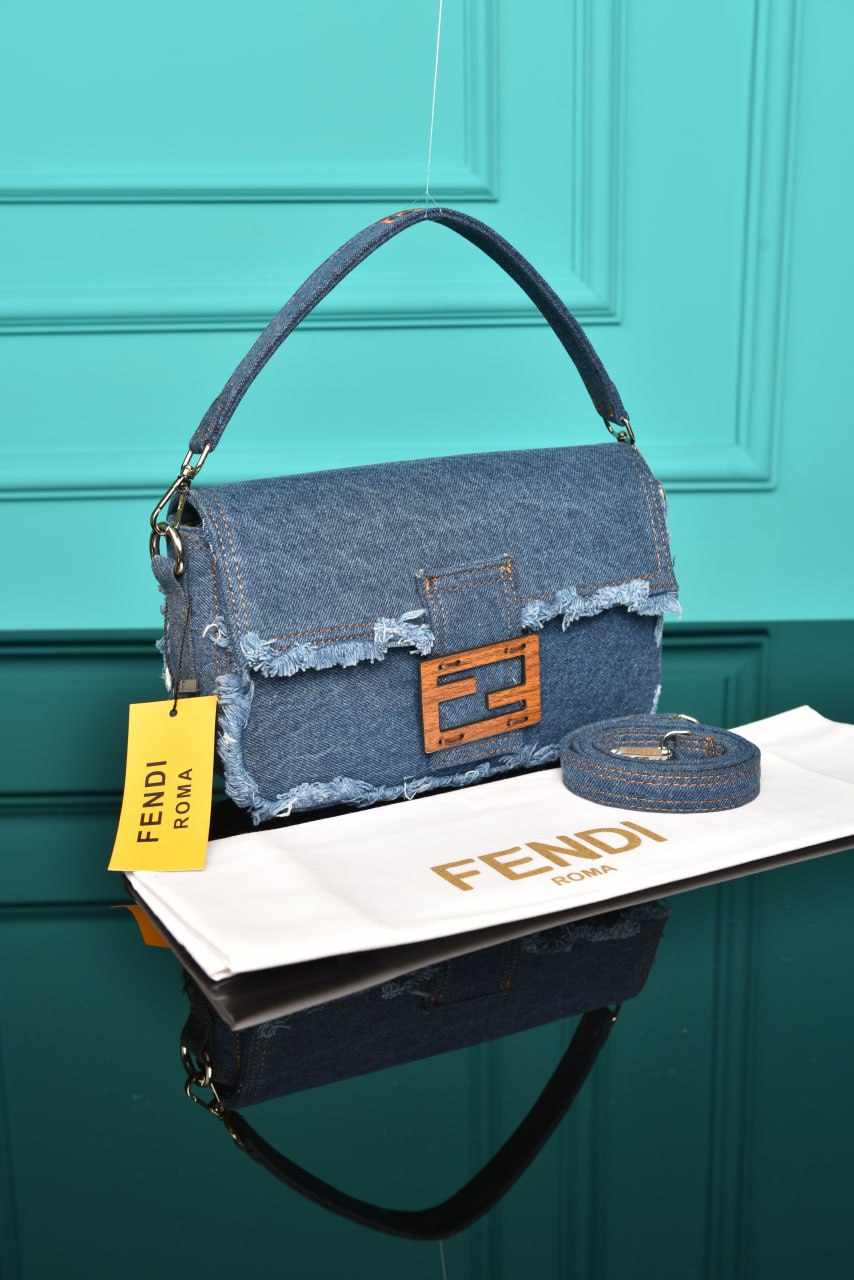 FND - Baguette Bag in Denim