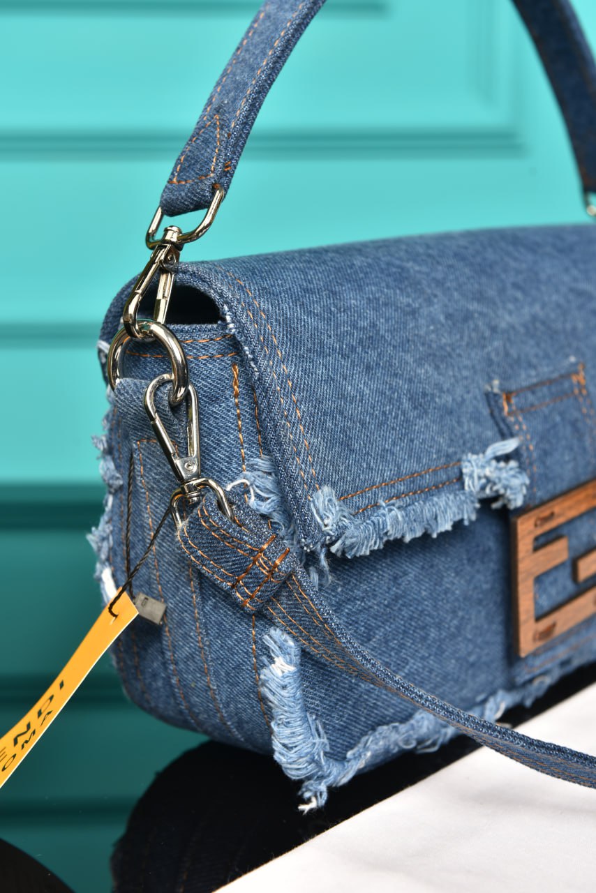 FND - Baguette Bag in Denim