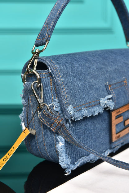 FND - Baguette Bag in Denim