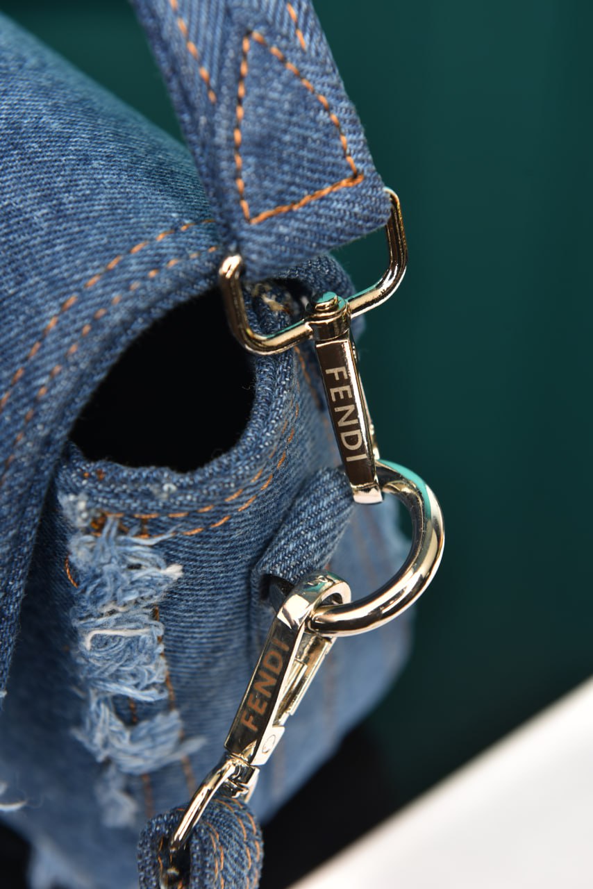 FND - Baguette Bag in Denim