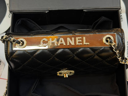 CH- Flap Bag - Black